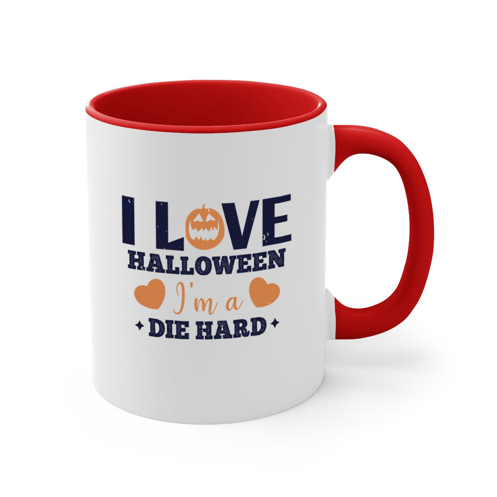 i love halloween im a die hard 150#- halloween-Mug / Coffee Cup