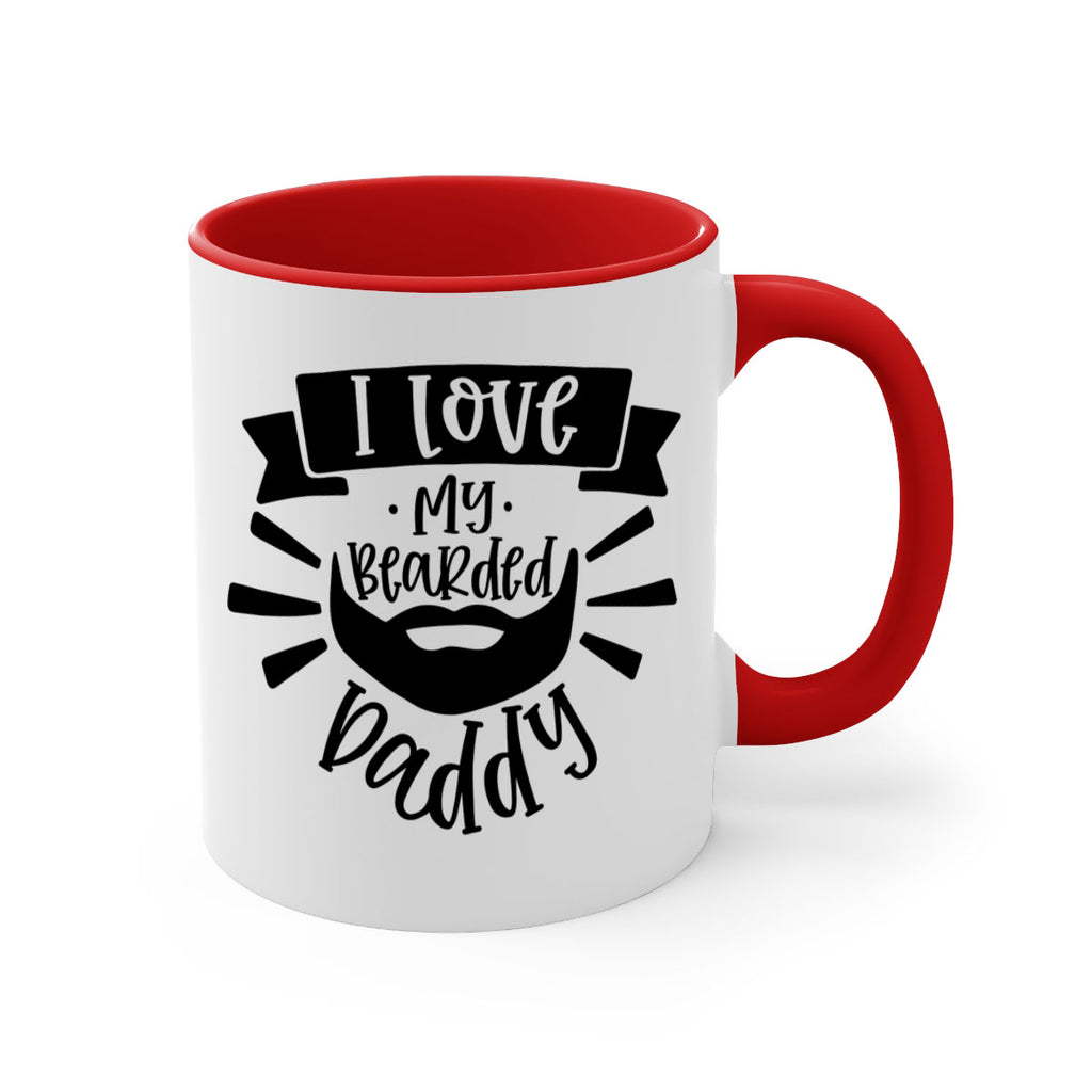 i love my bearded daddy 42#- fathers day-Mug / Coffee Cup