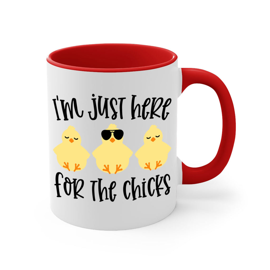 im just here for the chicks 20#- easter-Mug / Coffee Cup