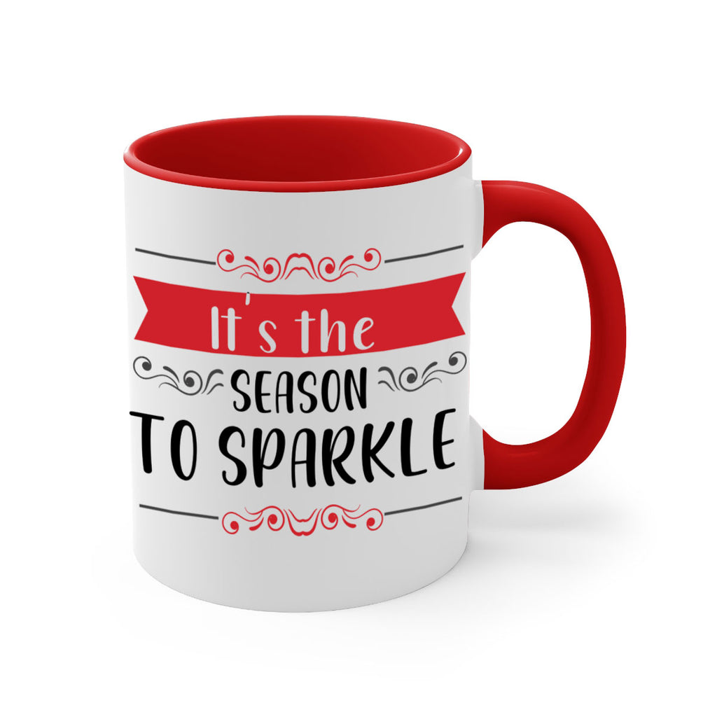 it s the season to sparkle style 371#- christmas-Mug / Coffee Cup