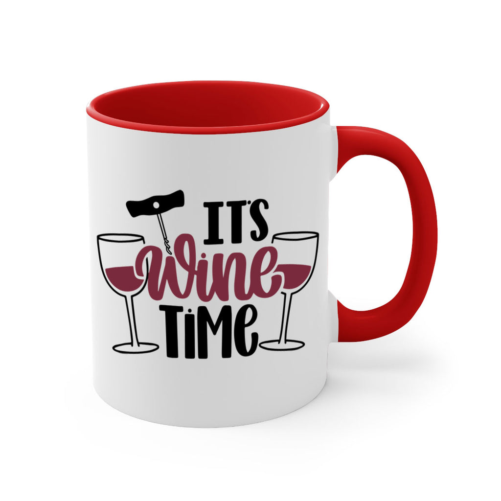 its wine time 46#- wine-Mug / Coffee Cup