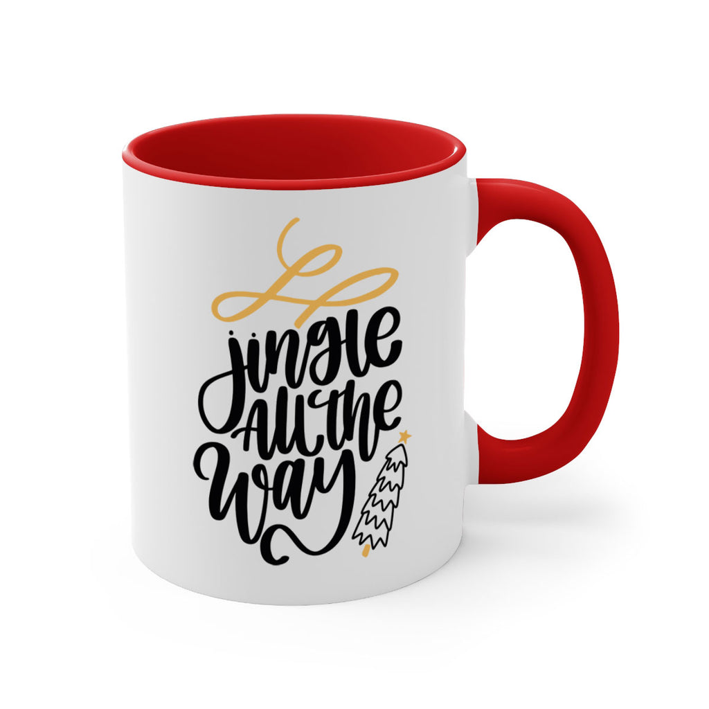jingle all the way gold 114#- christmas-Mug / Coffee Cup
