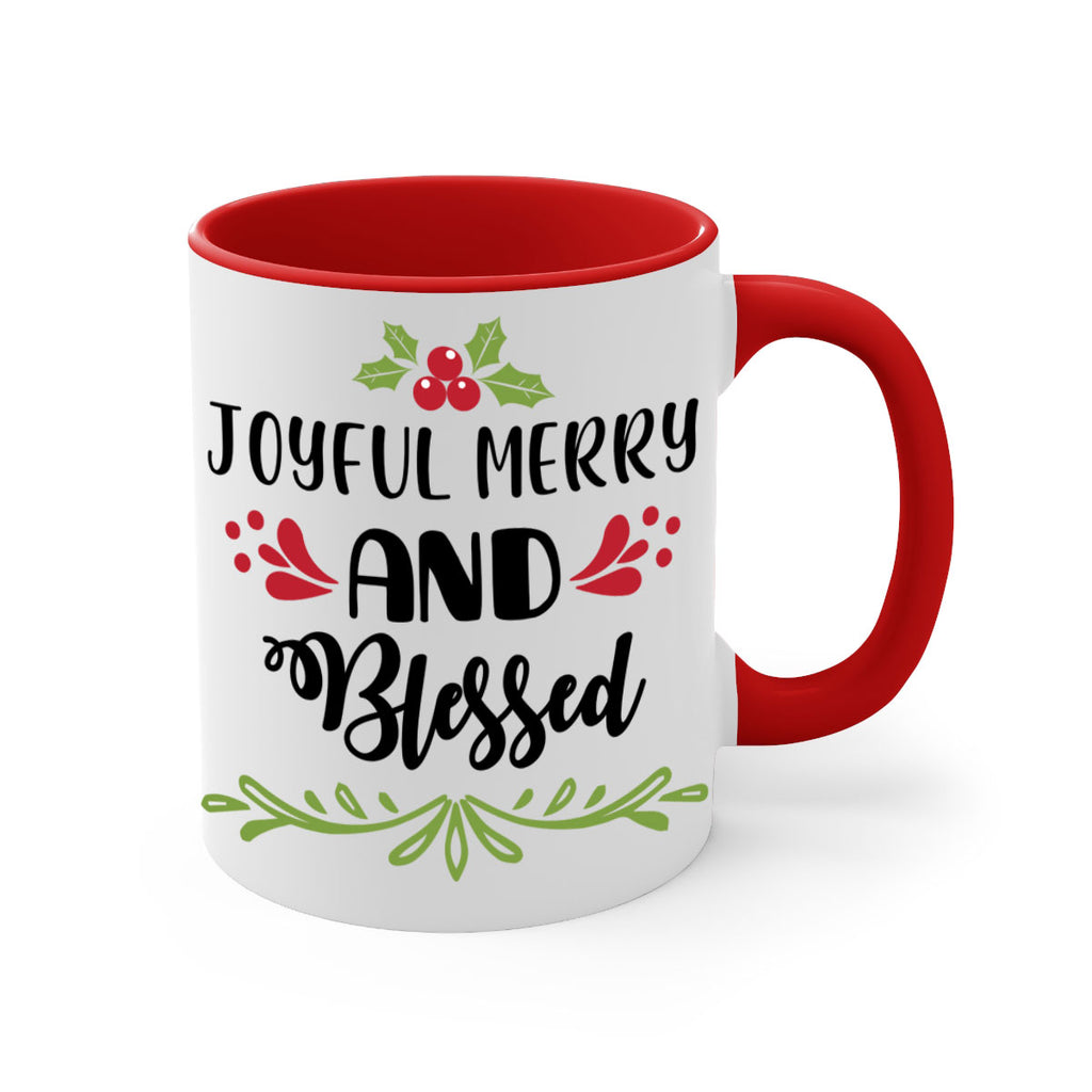 joyful merry and blessed style 419#- christmas-Mug / Coffee Cup