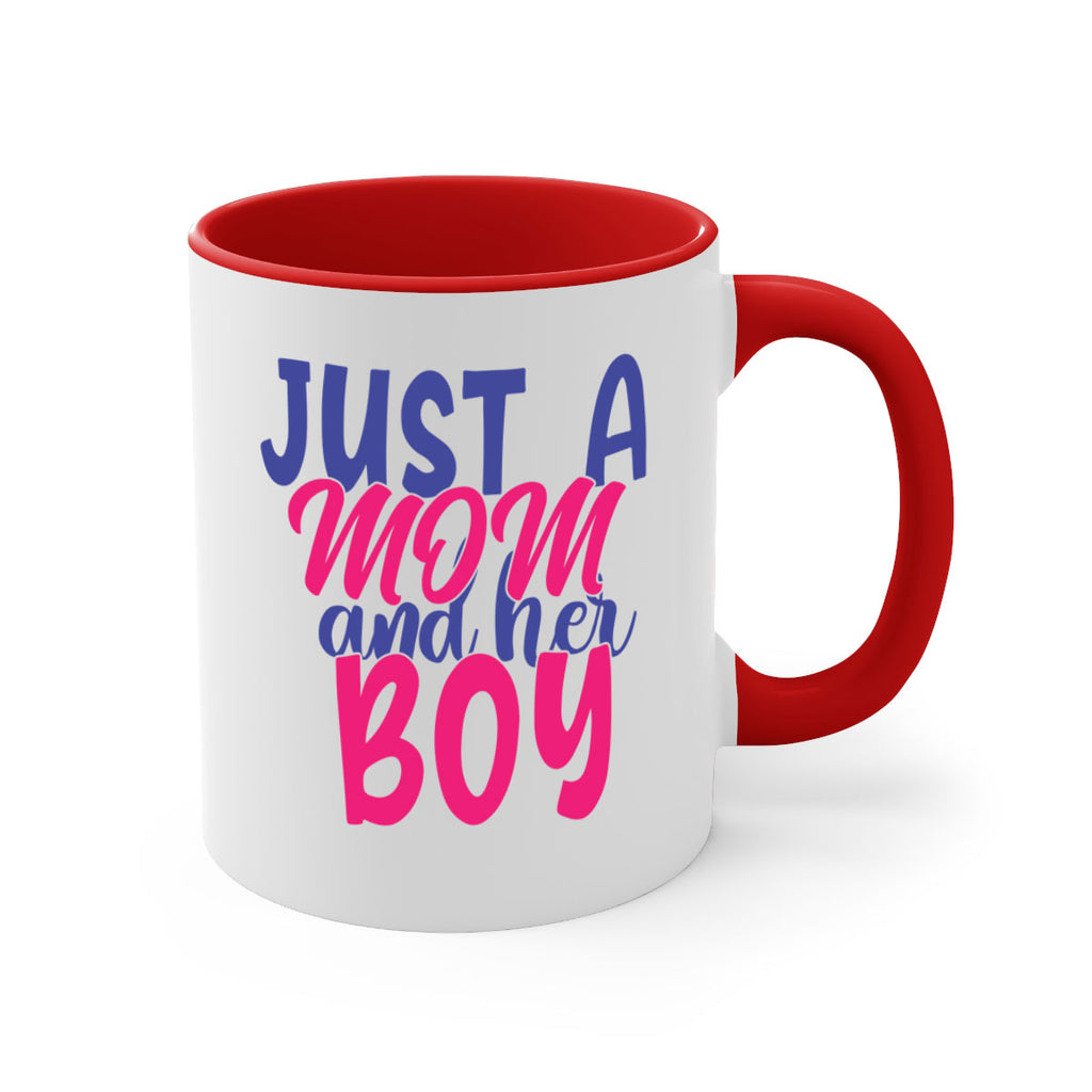 just a mom and her boy 392#- mom-Mug / Coffee Cup