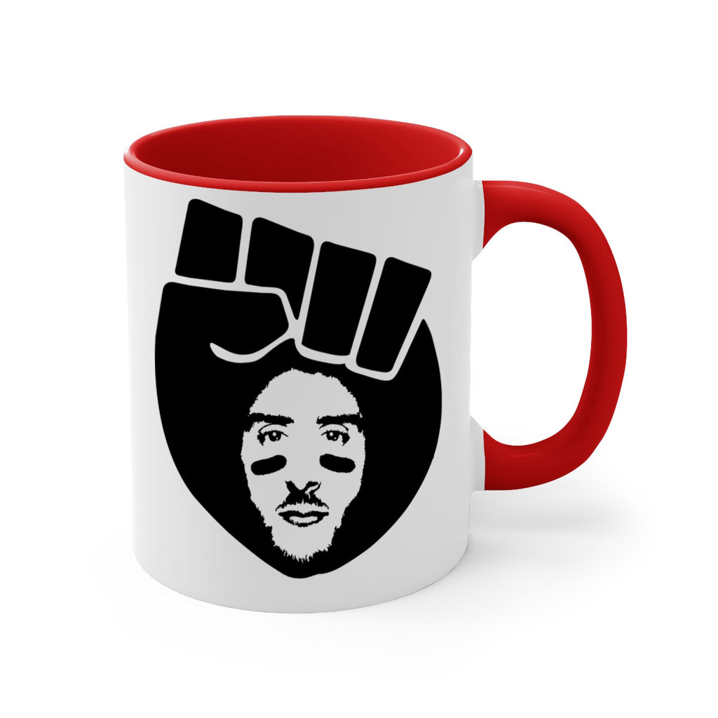 kaepernick fist hair 22#- Black men - Boys-Mug / Coffee Cup