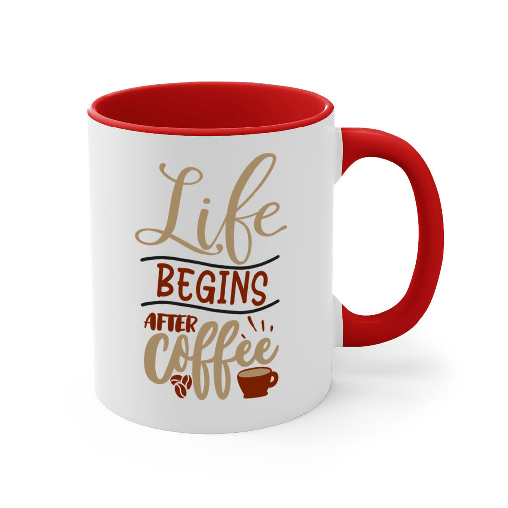 life begins after coffee 210#- coffee-Mug / Coffee Cup