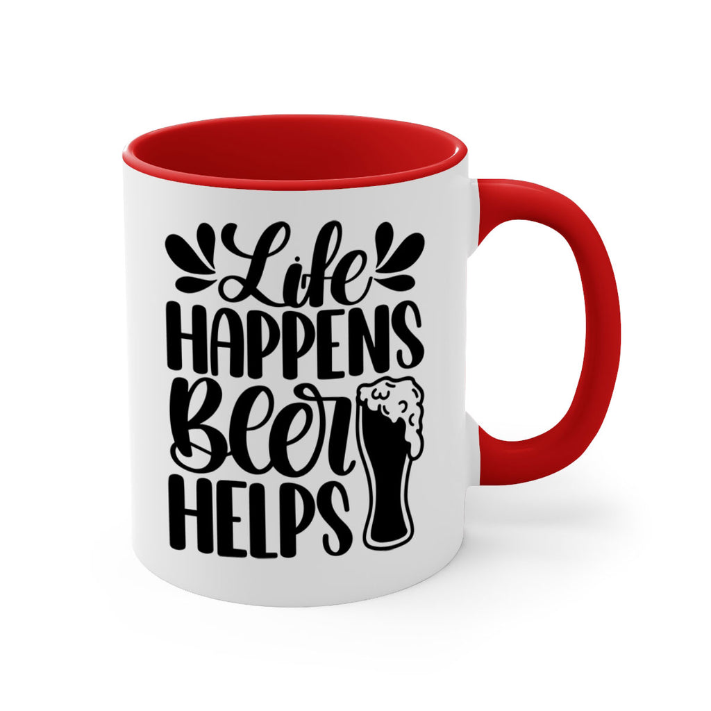 life happens beer helps 28#- beer-Mug / Coffee Cup