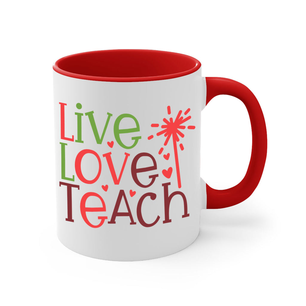 live love teach 230#- christmas-Mug / Coffee Cup