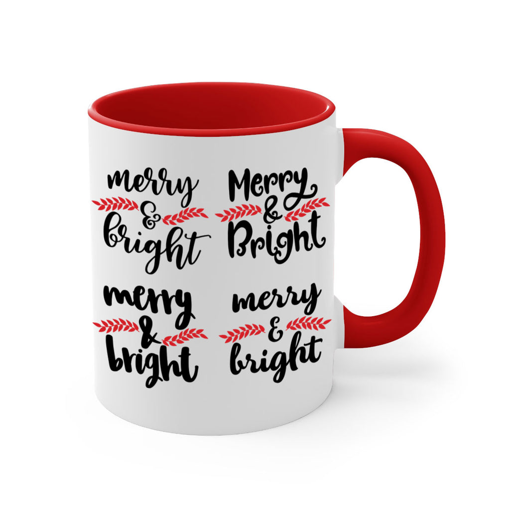 merry & bright style 465#- christmas-Mug / Coffee Cup