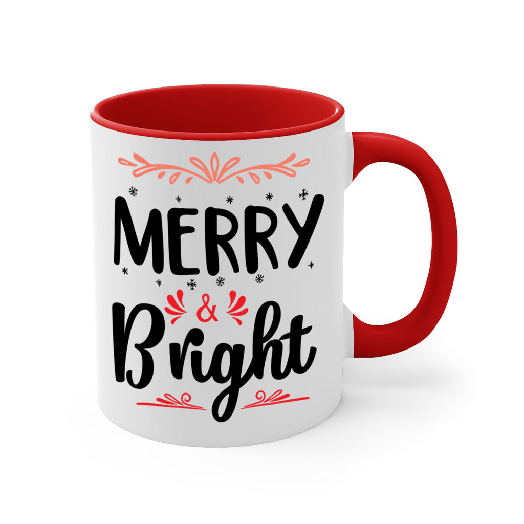 merry & bright style 467#- christmas-Mug / Coffee Cup