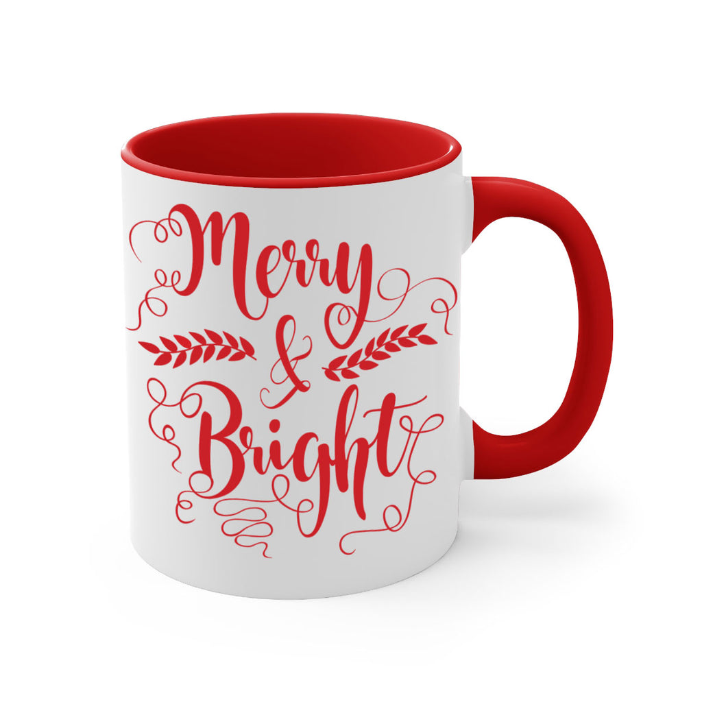 merry & bright style 468#- christmas-Mug / Coffee Cup