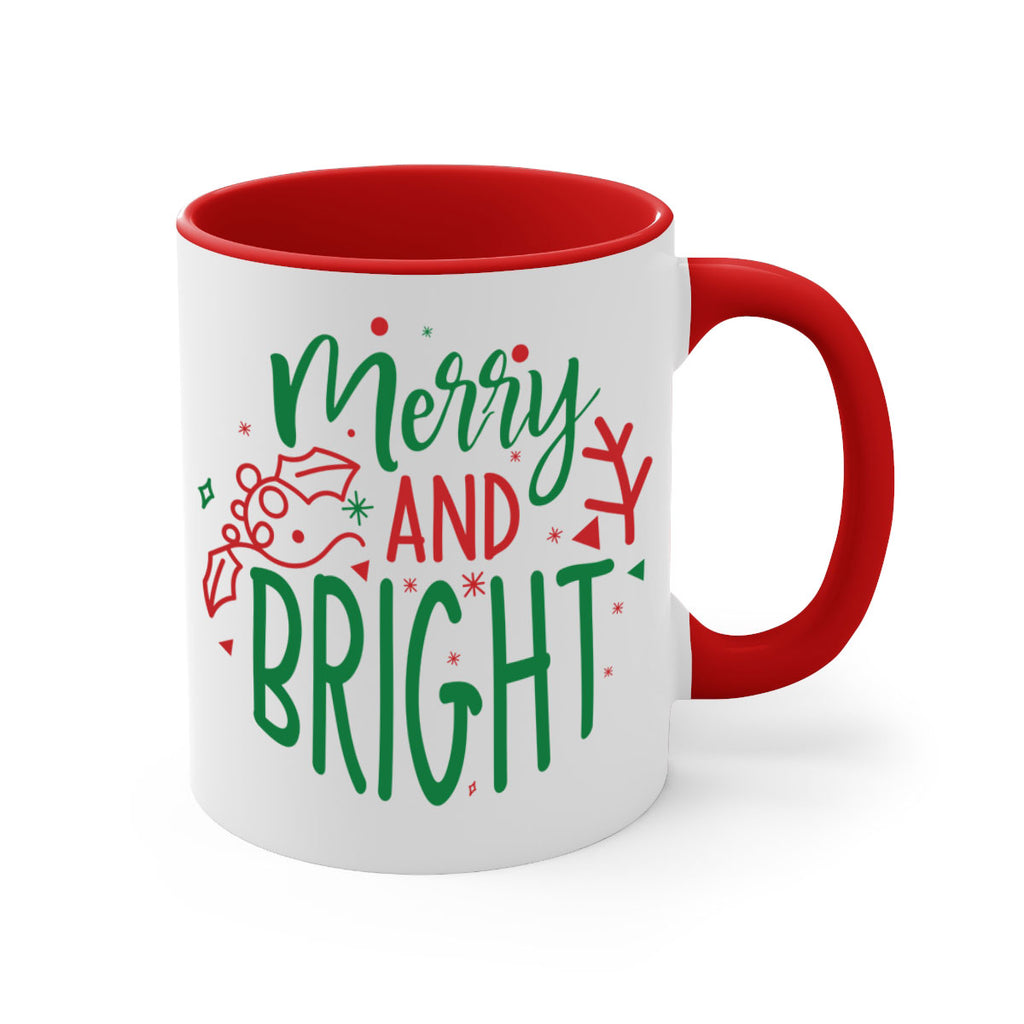 merry and bright style 471#- christmas-Mug / Coffee Cup