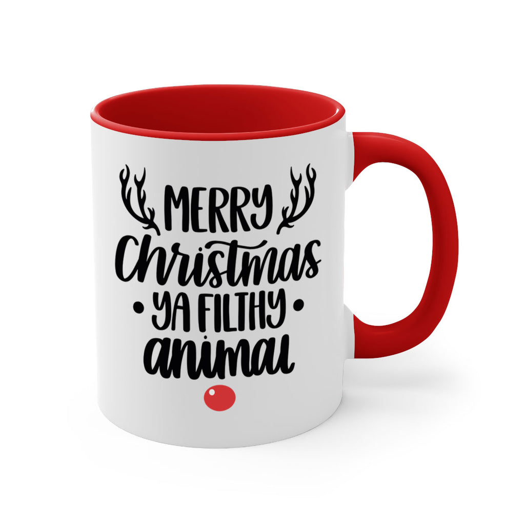 merry christmas ya filthy animal 83#- christmas-Mug / Coffee Cup