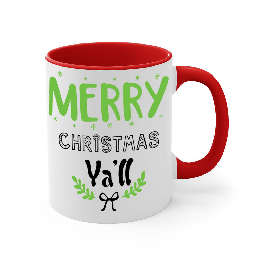 merry christmas ya ll style 506#- christmas-Mug / Coffee Cup