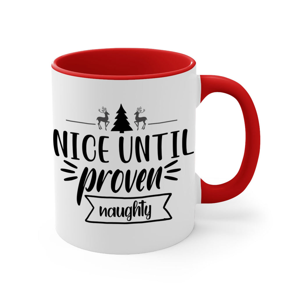 nice until proven naughty style 541#- christmas-Mug / Coffee Cup