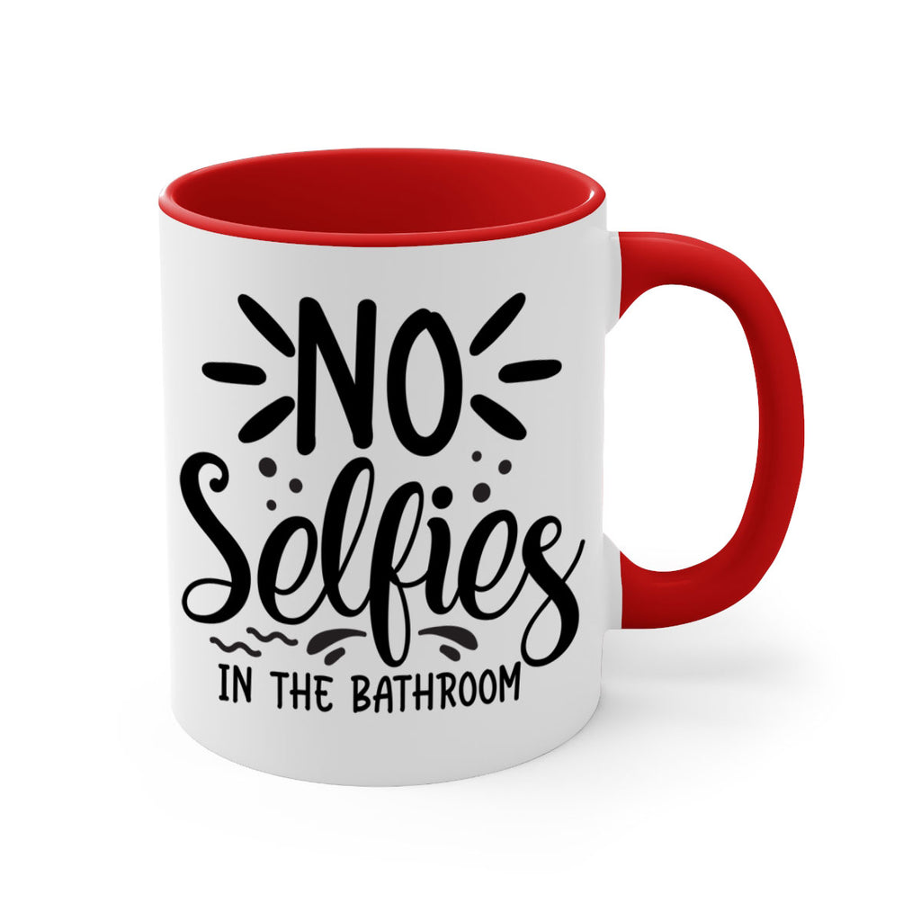 no selfies in the bathroom 64#- bathroom-Mug / Coffee Cup