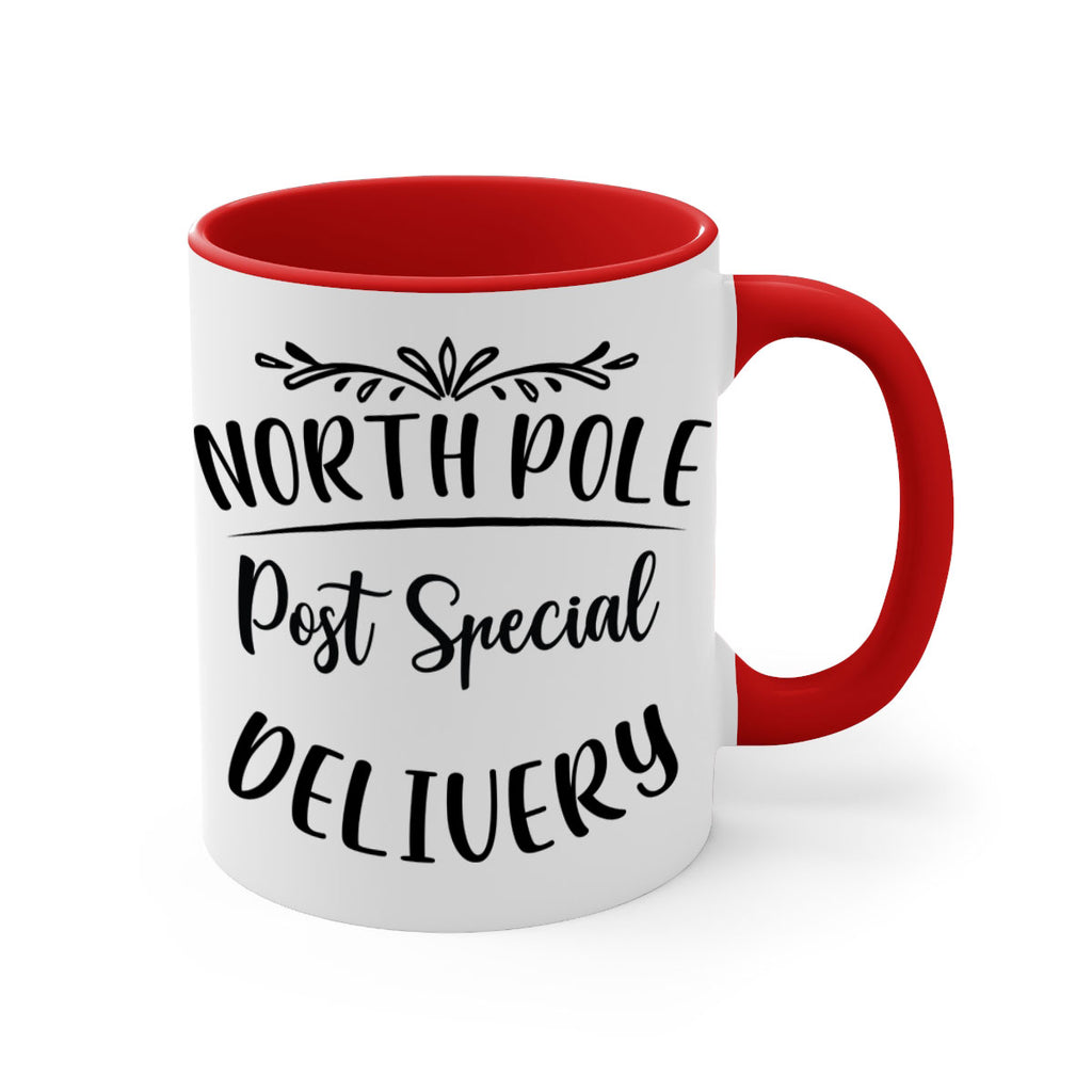 north pole post special delivery style 545#- christmas-Mug / Coffee Cup