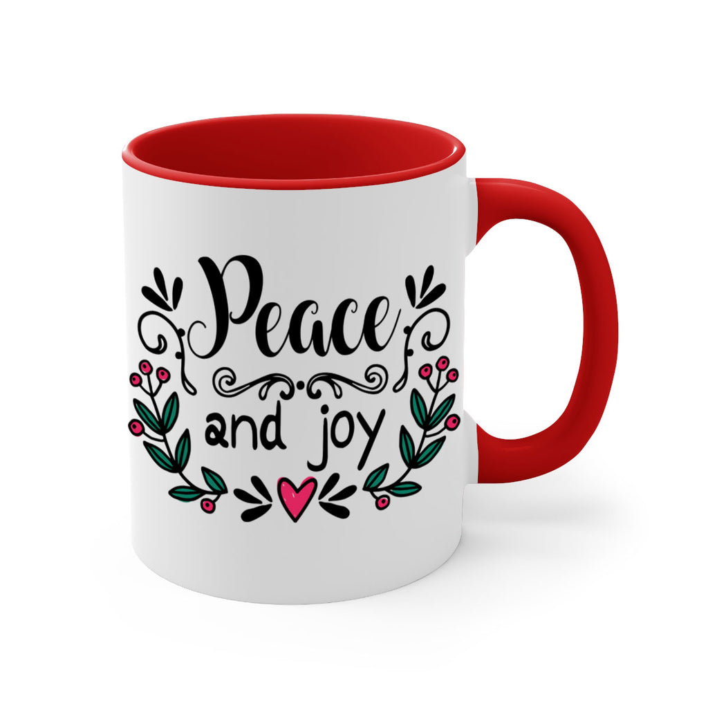 peace and joy style 582#- christmas-Mug / Coffee Cup