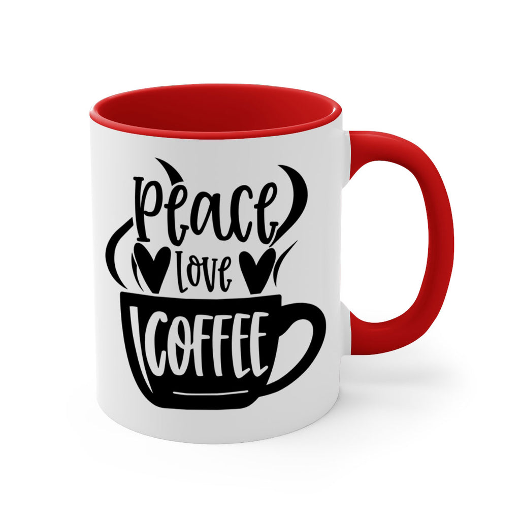 peace love coffee 48#- coffee-Mug / Coffee Cup