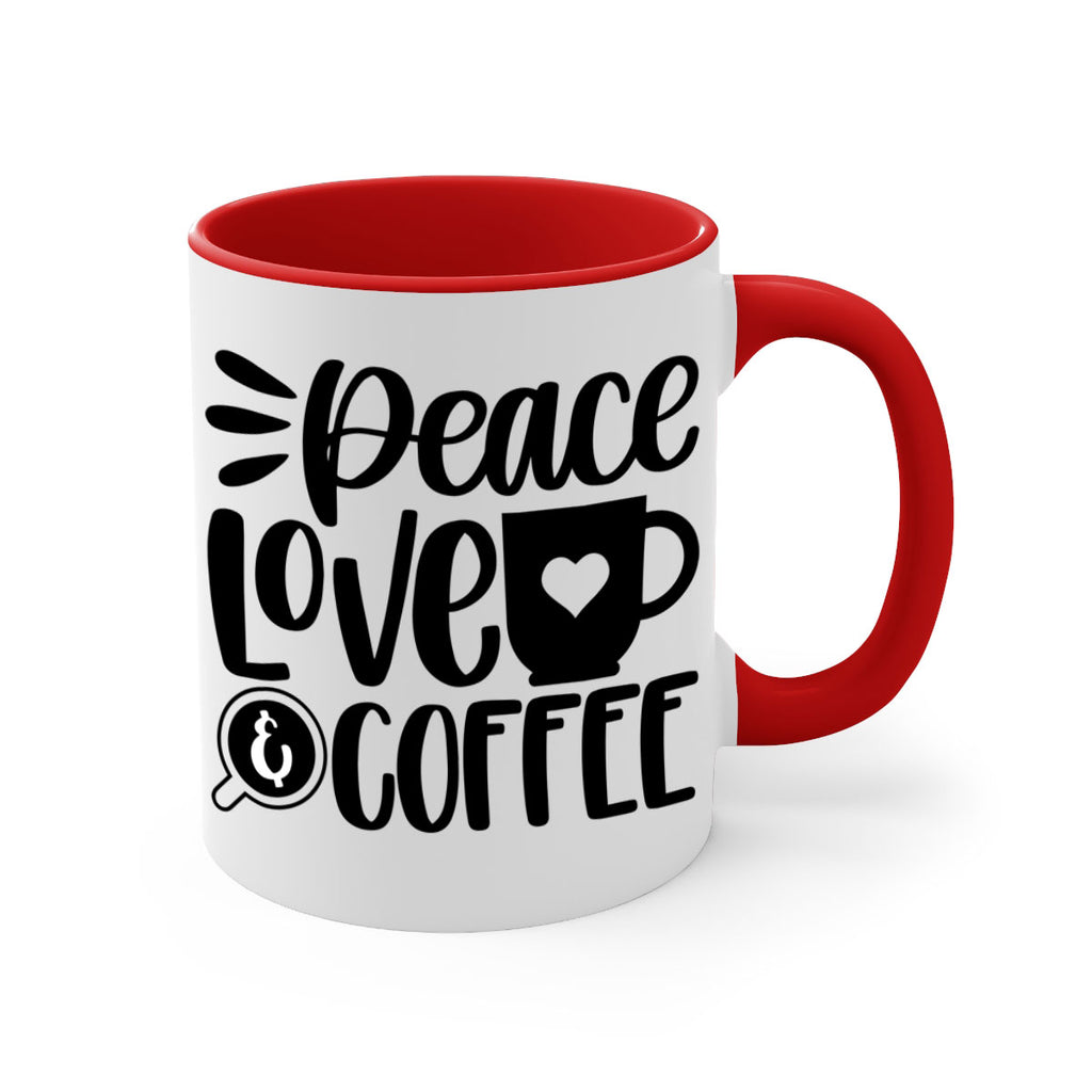 peace love coffee 49#- coffee-Mug / Coffee Cup