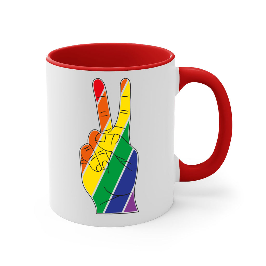 peacehand 72#- lgbt-Mug / Coffee Cup