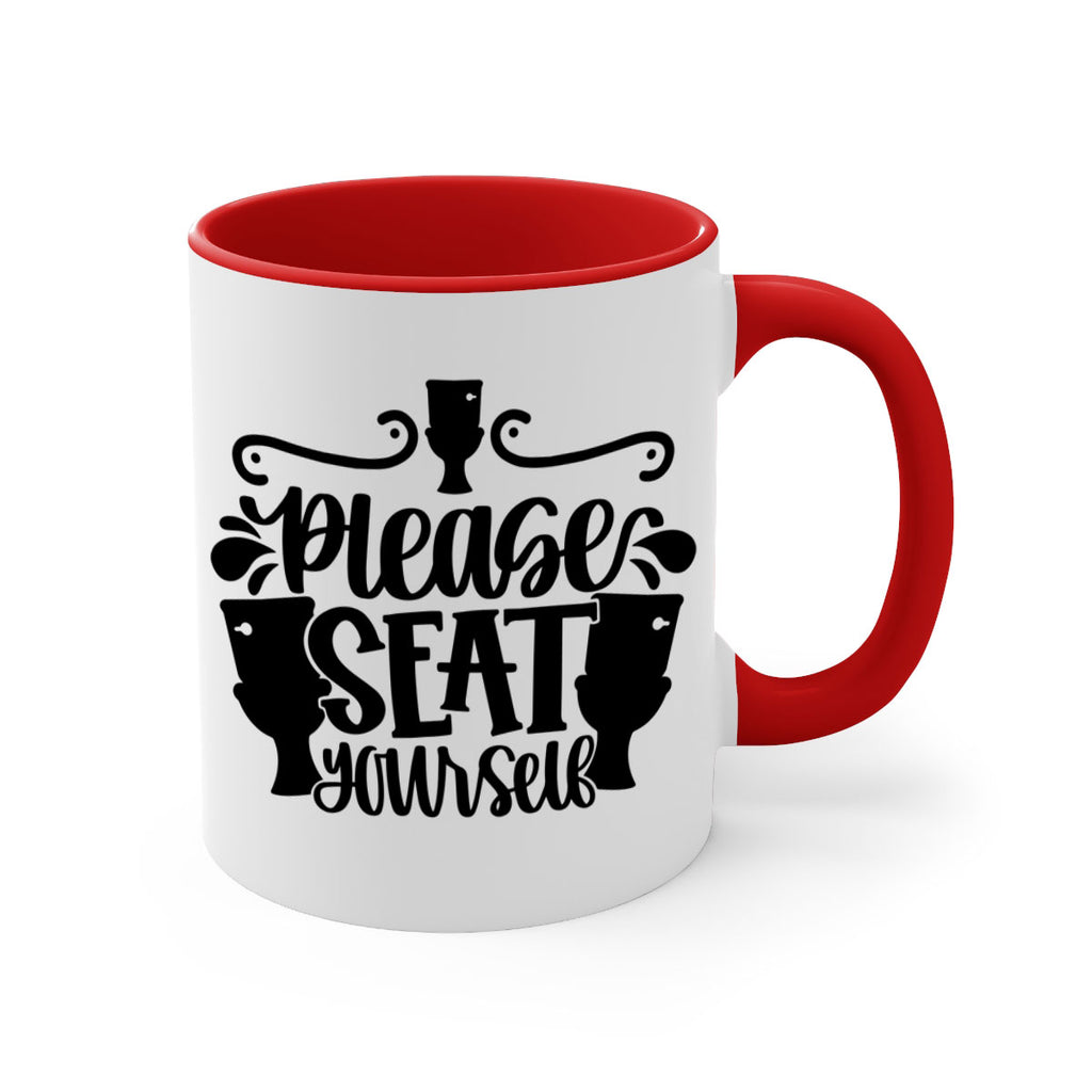 please seat yourself 21#- bathroom-Mug / Coffee Cup