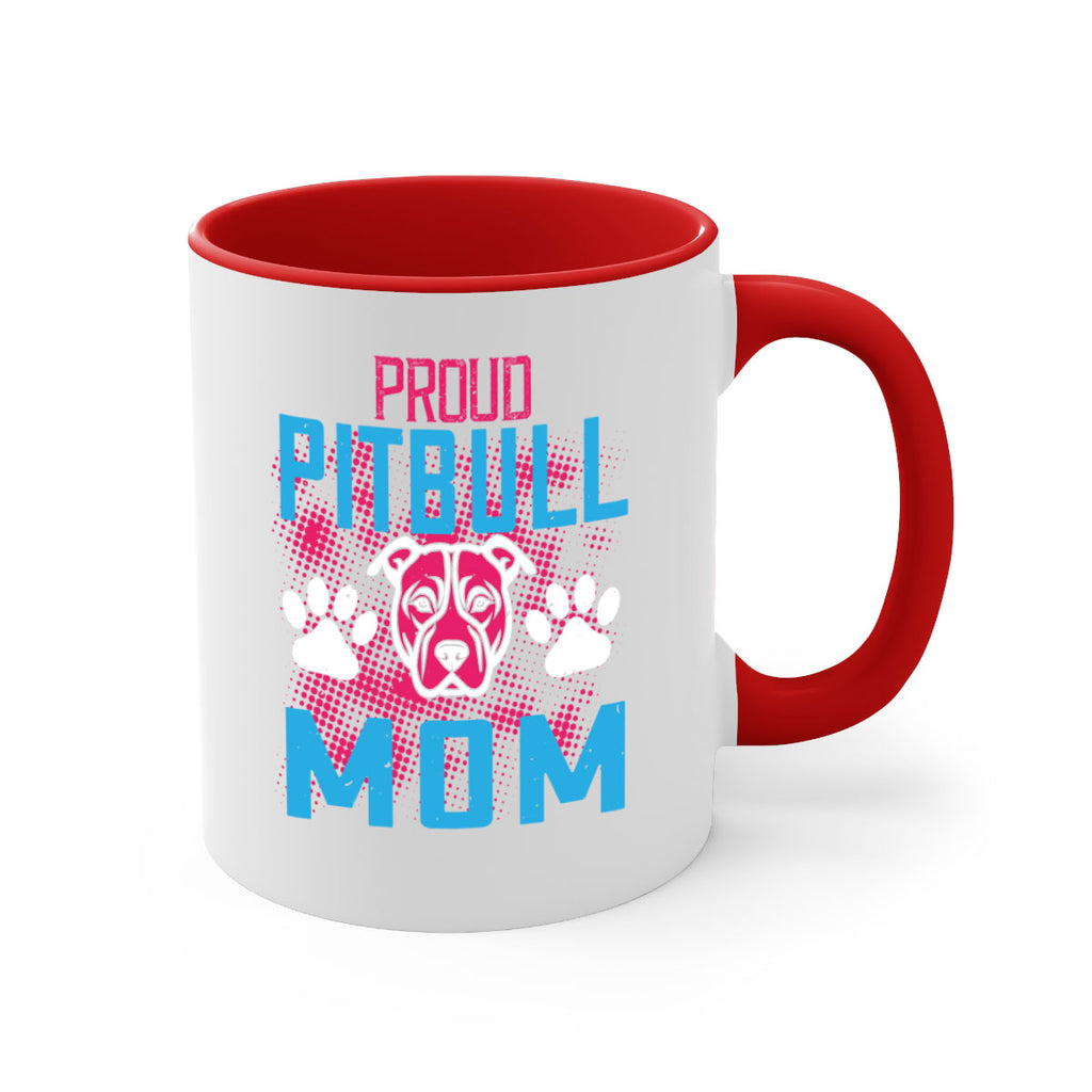 proud pitbull mom 70#- mom-Mug / Coffee Cup
