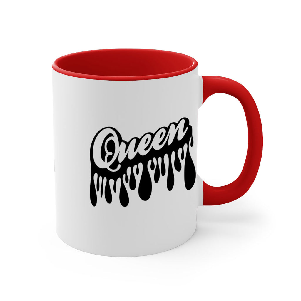 queen- black words - phrases-Mug / Coffee Cup