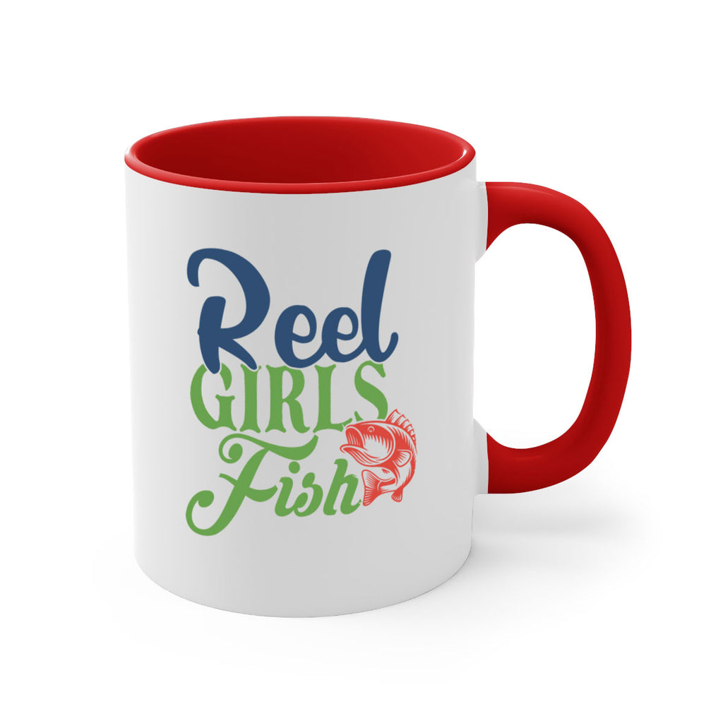 reel girls fish 199#- fishing-Mug / Coffee Cup