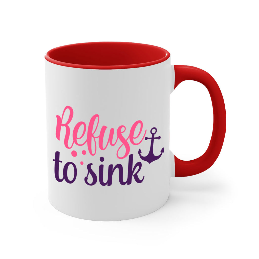 refuse to sink Style 4#- breast cancer-Mug / Coffee Cup