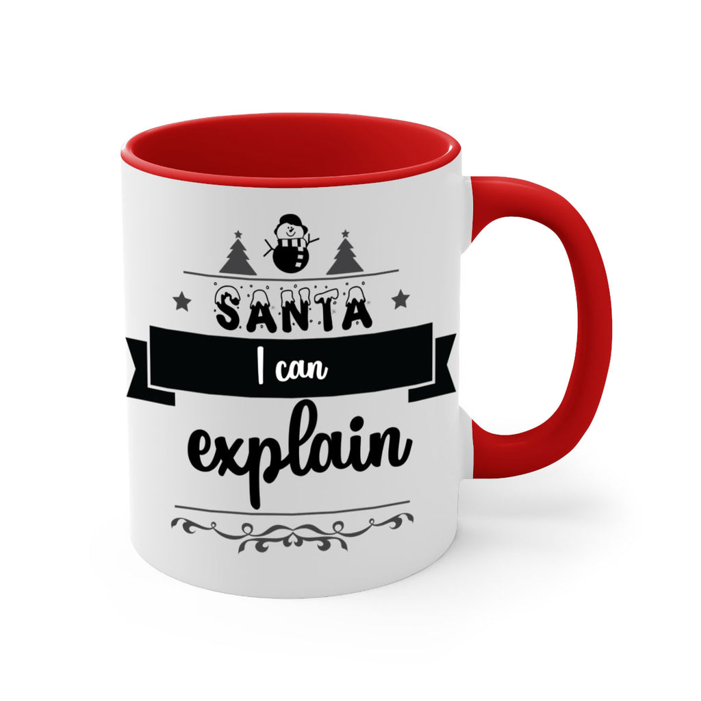 santa i can explain style 604#- christmas-Mug / Coffee Cup