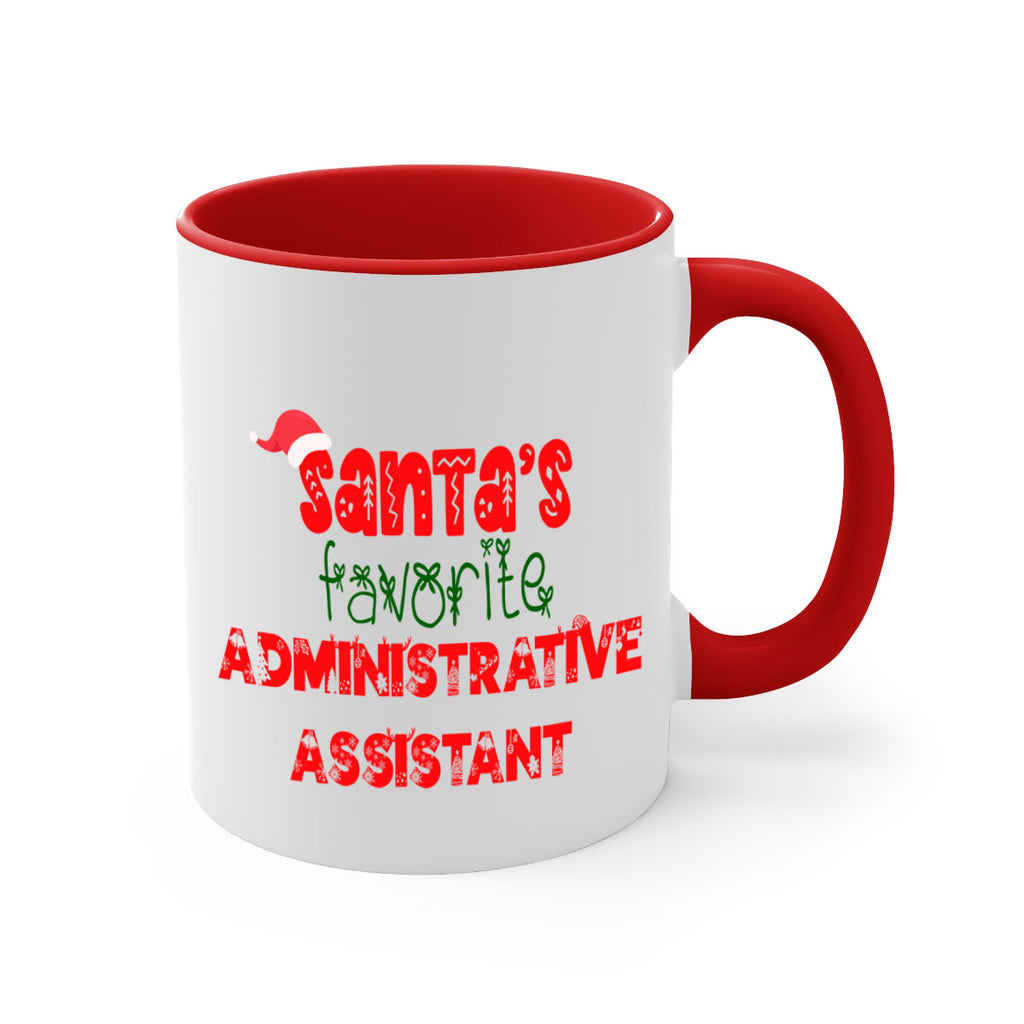 santas favorite administrative assistant style 623#- christmas-Mug / Coffee Cup