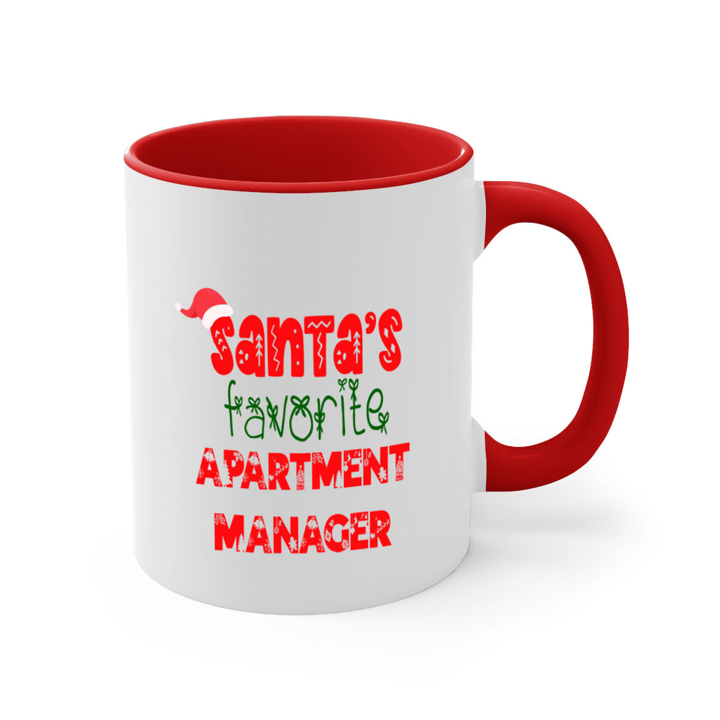 santas favorite apartment manager style 644#- christmas-Mug / Coffee Cup