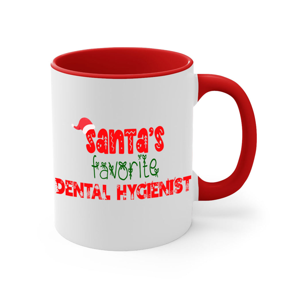 santas favorite dental hygienist style 775#- christmas-Mug / Coffee Cup