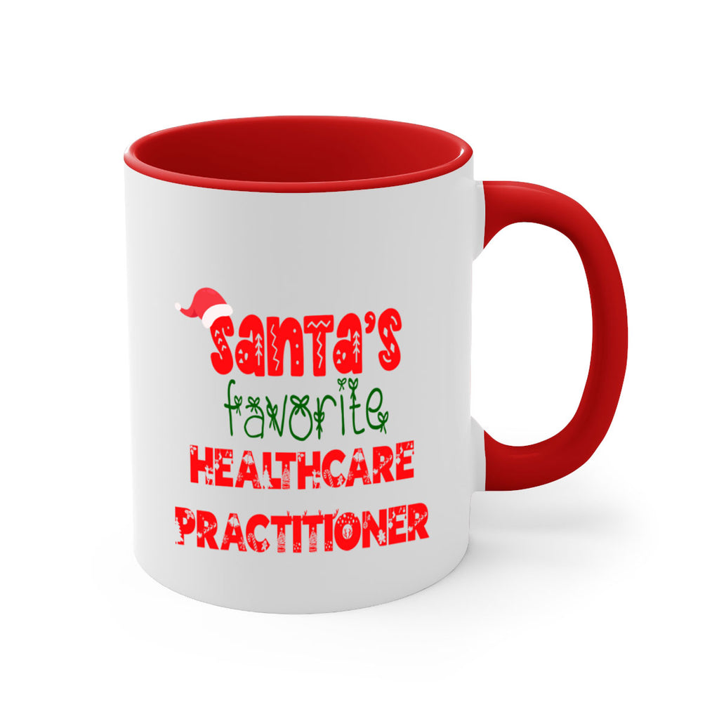 santas favorite healthcare practitioner style 867#- christmas-Mug / Coffee Cup