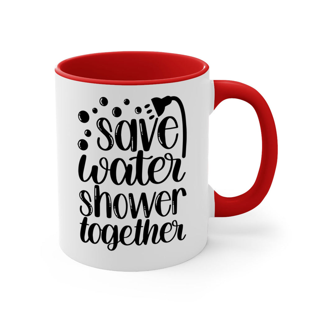 save water shower together 18#- bathroom-Mug / Coffee Cup