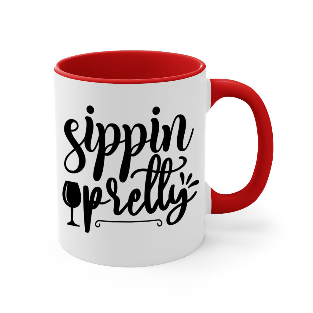 sippin pretty 160#- wine-Mug / Coffee Cup