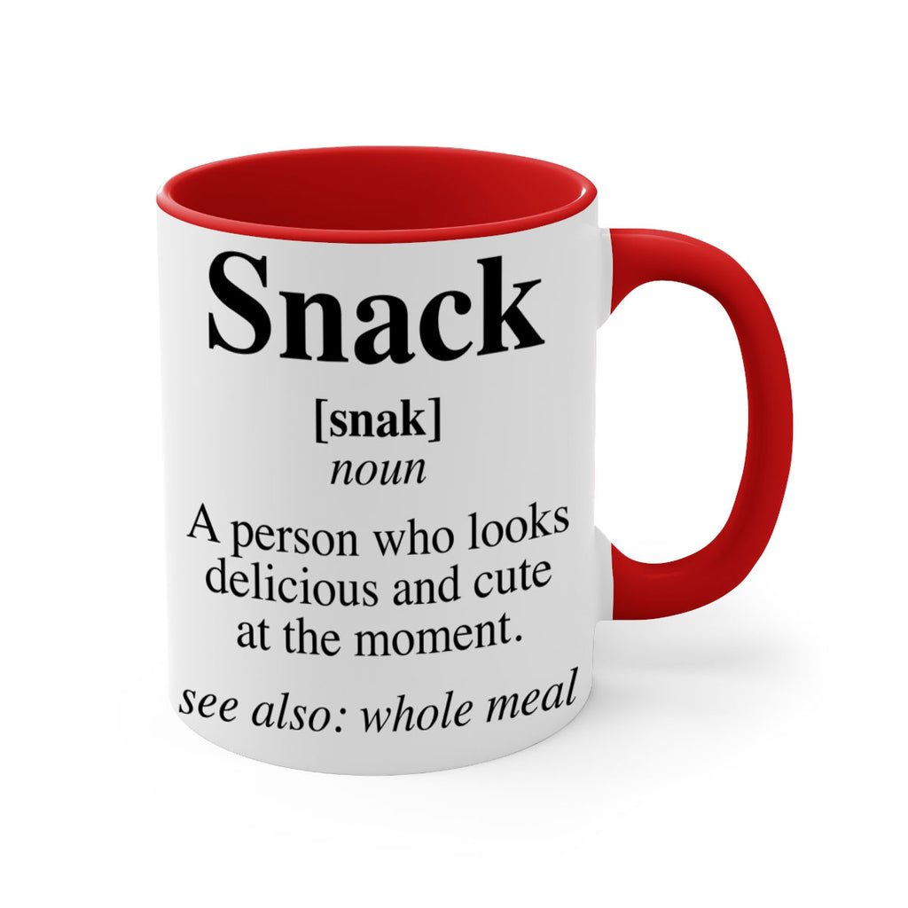 snack definition 29#- black words - phrases-Mug / Coffee Cup