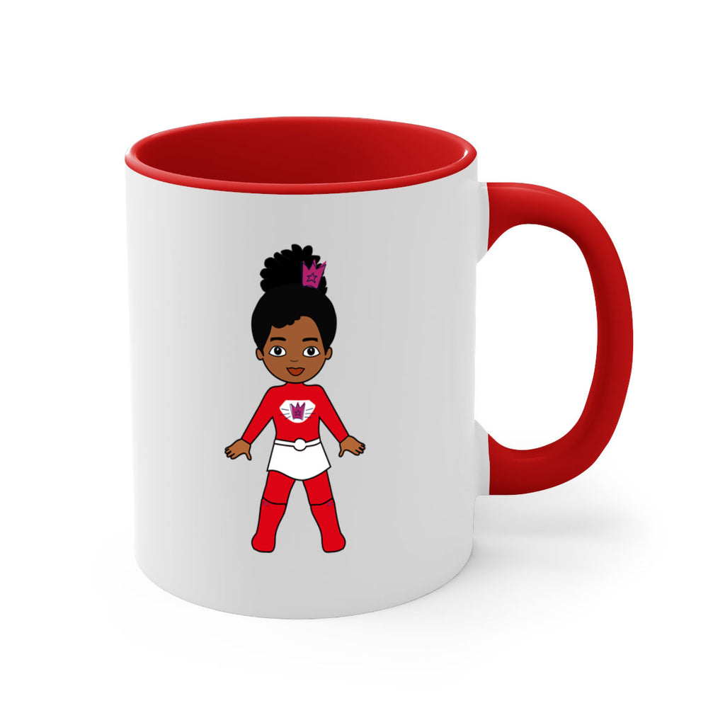 super kids girl 5#- Black women - Girls-Mug / Coffee Cup