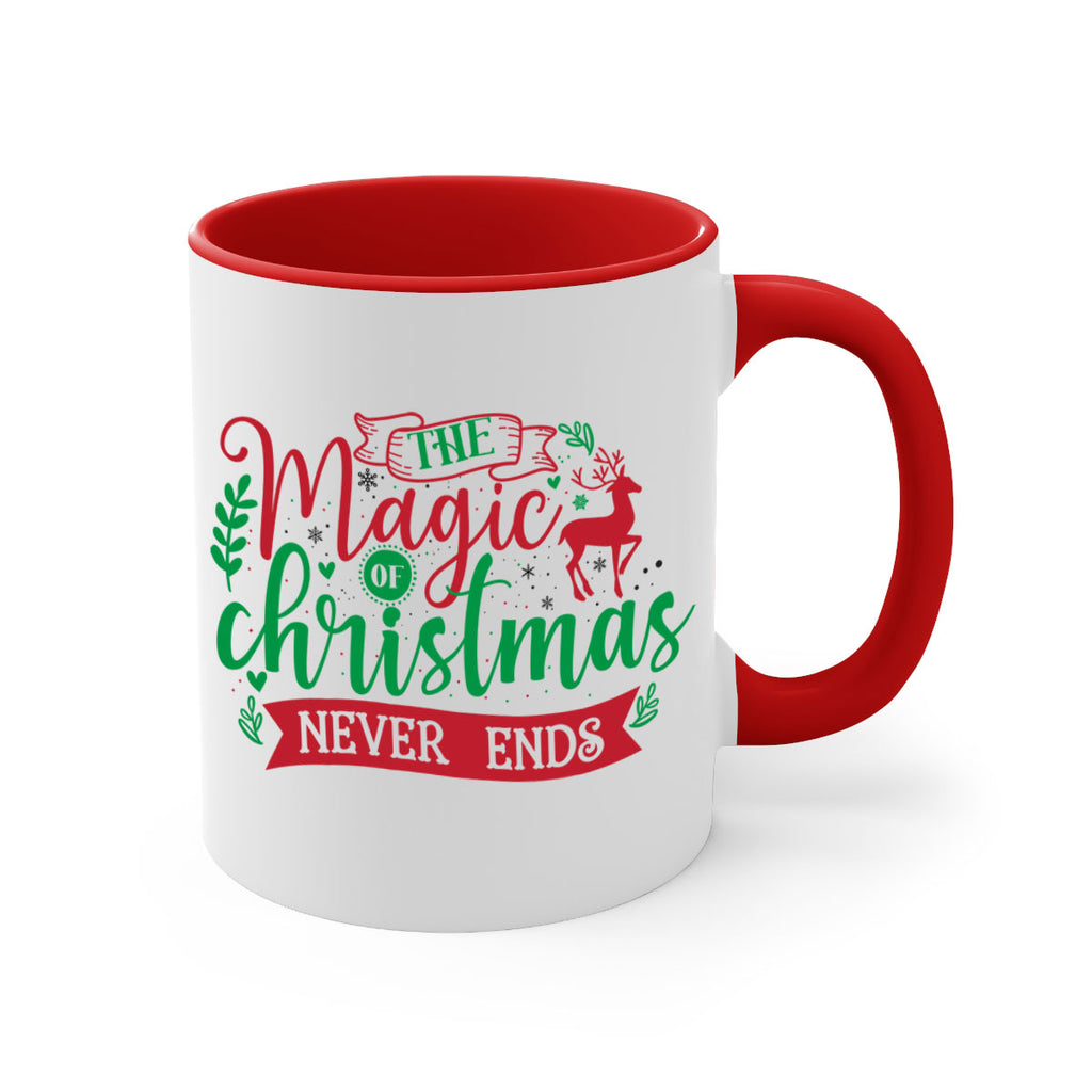 the magic of christmas never ends style 1201#- christmas-Mug / Coffee Cup