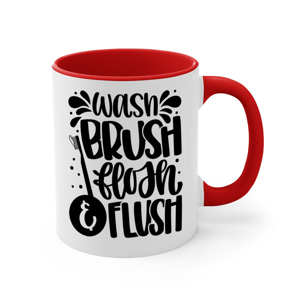 wash brush flosh flush 9#- bathroom-Mug / Coffee Cup