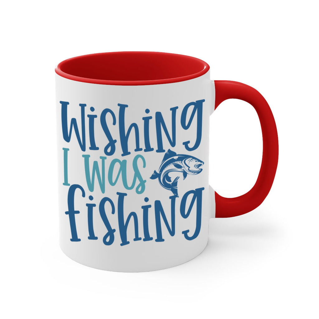 wishing i was fishing 191#- fishing-Mug / Coffee Cup