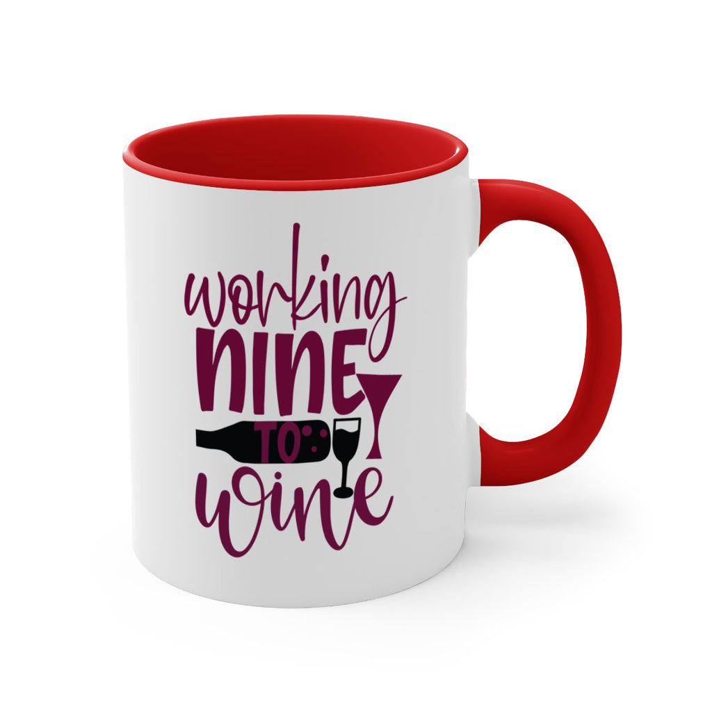 working nine to wine 142#- wine-Mug / Coffee Cup