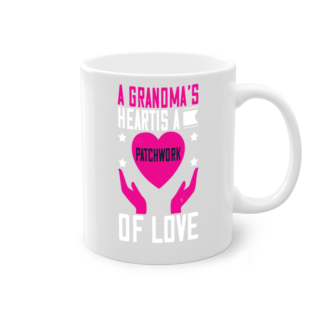 A grandma’s heart is a patchwork of love 86#- grandma-Mug / Coffee Cup