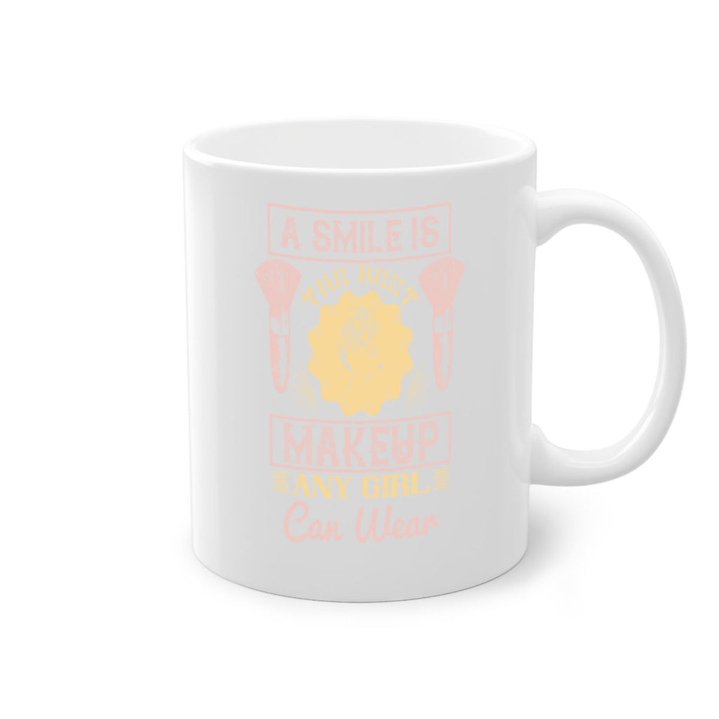 A smile is the best makeup any girl can wear Style 205#- makeup-Mug / Coffee Cup