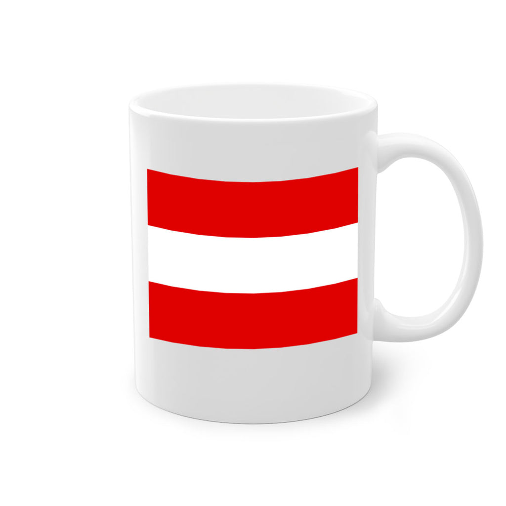Austria 188#- world flag-Mug / Coffee Cup
