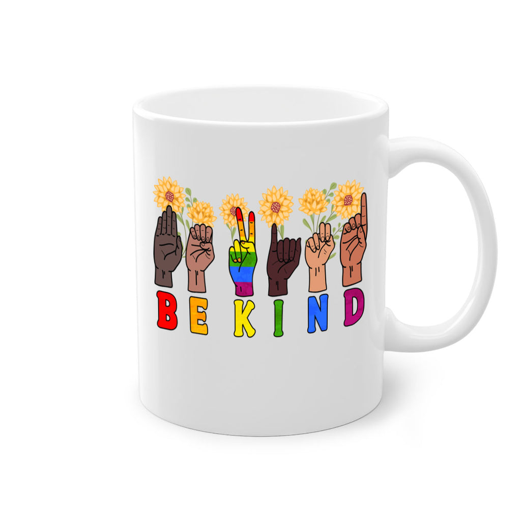 Be Kind Sign Language Hand Talking Lgbt 20#- lgbt-Mug / Coffee Cup