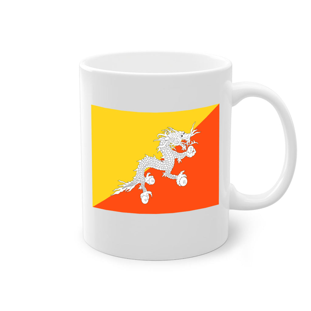 Bhutan 178#- world flag-Mug / Coffee Cup