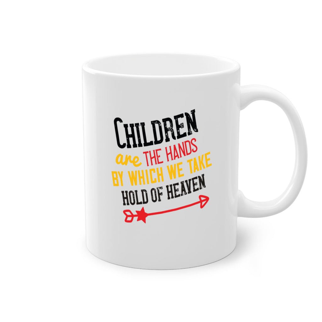 Children are the hands by which we take hold of heaven Style 48#- kids-Mug / Coffee Cup