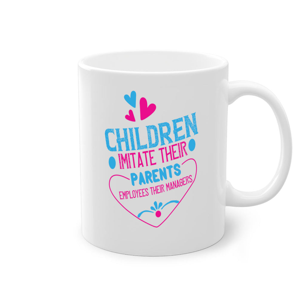 Children imitate their parents employees their managers Style 47#- kids-Mug / Coffee Cup